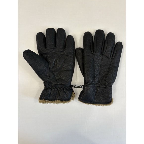 Columbia Thinsulate Lined Men's Brown Black Gloves Size Large L Sportswear - Picture 1 of 16